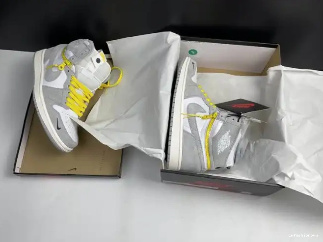 High 1 Air CW6576-100 Light Smoke Jordan Switch 0616